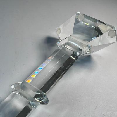 EXQUISITE CRYSTAL CANDLESTICK SHANNON IRELAND 