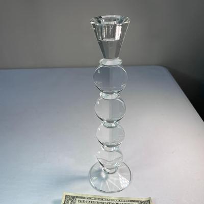 FABULOUS SHANNON CRYSTAL CANDLESTICK UNIQUE DESIGN!