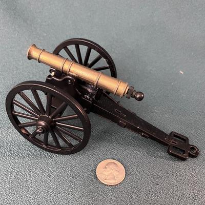 MODEL CANNON BRASS & BLACK METAL MADE IN ITALY