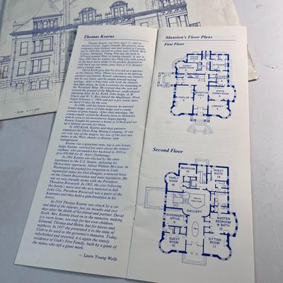 KEARNS MANSION S.L.C. GOVERNORâ€™S RESIDENCE BOOKLETS