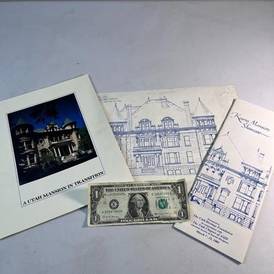 KEARNS MANSION S.L.C. GOVERNORâ€™S RESIDENCE BOOKLETS