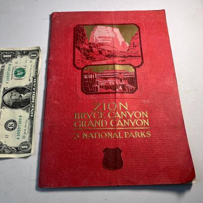UNION PACIFIC 1931 BOOKLET ZIONâ€™S, BRYCE, GRAND CANYON PARKS