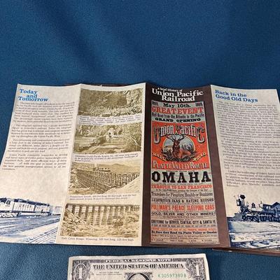 UNION PACIFIC PAMPHLETS X 3 BRIEF U.P. HISTORY