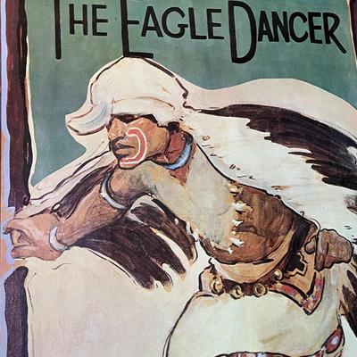 EAGLE DANCER LARGE PRINT LA FONDA HOTEL SANTA FE N.M. POSTER
