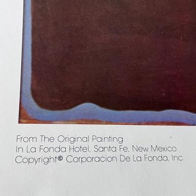 EAGLE DANCER LARGE PRINT LA FONDA HOTEL SANTA FE N.M. POSTER