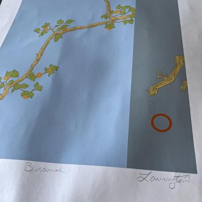 ARTIST SIGNED, NUMBERED PRINT â€œBRANCHâ€ #47/70  