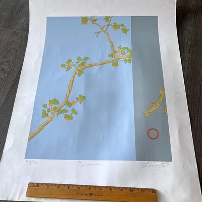 ARTIST SIGNED, NUMBERED PRINT â€œBRANCHâ€ #47/70  