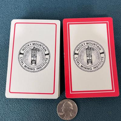 ROCKY MOUNTAIN COAL MINING INSTITUTE PLAYING CARDS 2 DECKS