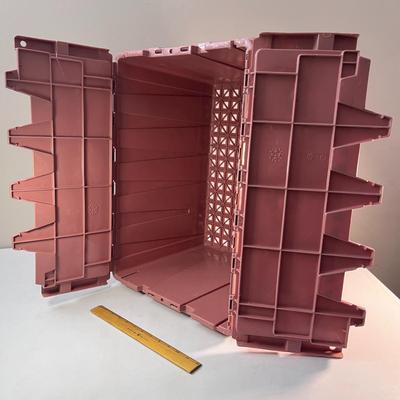 STURDY CRATE WITH FLAP TOPS 