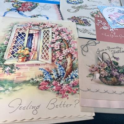 SELECTION OF VINTAGE ALL OCCASION CARDS ALL UNUSED