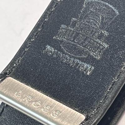 CROSS BRAND LEATHER MONEY CLIP UTAH SPORTS HALL OF FAME