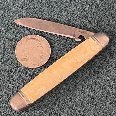 FOLDING POCKET â€œMYSTERYâ€ KNIFE HIDDEN INNER LOCK