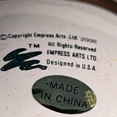 EXCELLENT ENAMELED BIRD HOUSE ORNAMENTAL PIECE EXQUISITE DETAIL