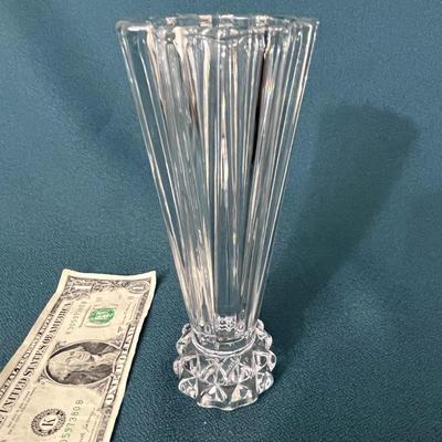 ELEGANT CRYSTAL VASE ROSENTHAL CLASSIC GERMANY LEADED GLASS