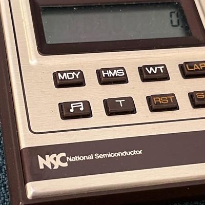NATIONAL SEMICONDUCTOR OPEN-UP WORLD CLOCK TIMER ALARM