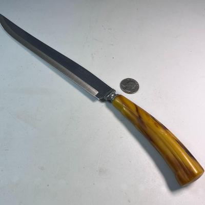 VINTAGE SLICING KNIFE â€œREAL KEENâ€ 8â€ BLADE