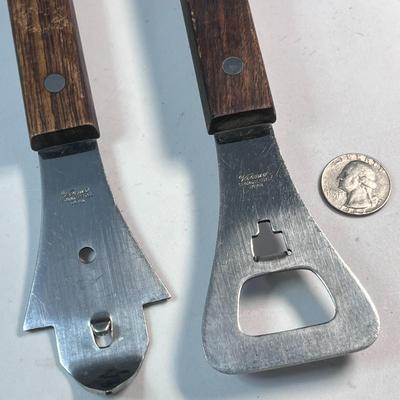 PARTY BAR-B-QUE 2 PC. TOOLS WOOD RIVETED HANDLES