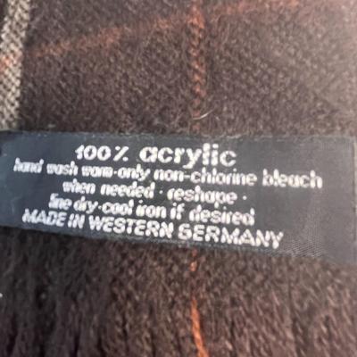 CASHMERE-LIKE SCARF WEST GERMANY