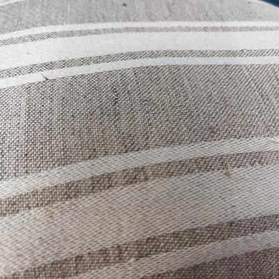 BEIGE TAN LINEN THROW PILLOW