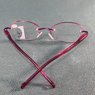 PINK AND PURPLE READER GLASSES +1.75 STRENGTH