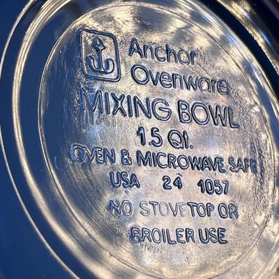 BLUE ANCHOR OVENWARE MIXING BOWL