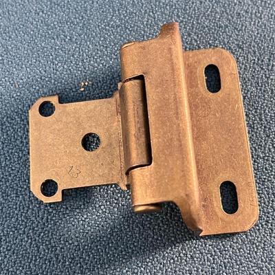 30 CT. BRASS COLORED CUPBOARD HINGES 
