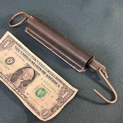 ANTIQUE KITCHEN OR HOUSEHOLD HANGING SCALE