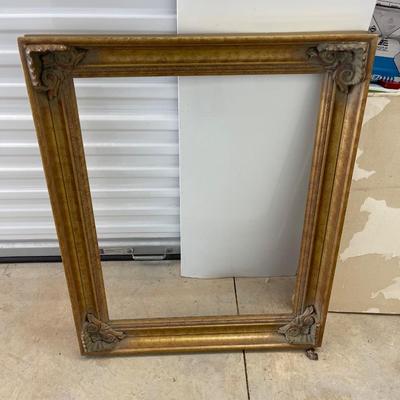 Antique Wood Frame - Embellished Corners