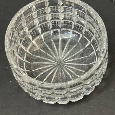 Vintage Handcut Lead Crystal Round Centerpiece Bowl