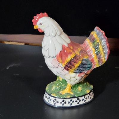 Vintage Tall Chicken Statue