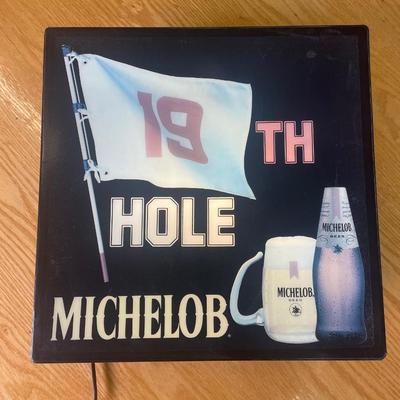 Michelob 19th Hole Beer Light / Advertising Sign