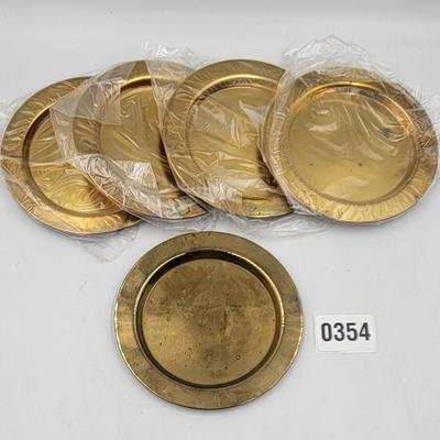 5 Pc Copper Ashtray Bundle