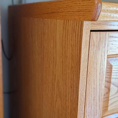 Excellent Oak file Cabinet with Key