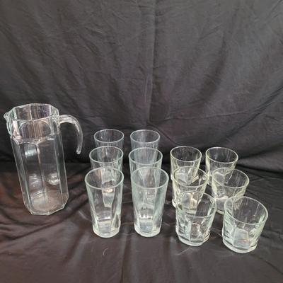 Everyday Glasses and Pitcher (K-CE)