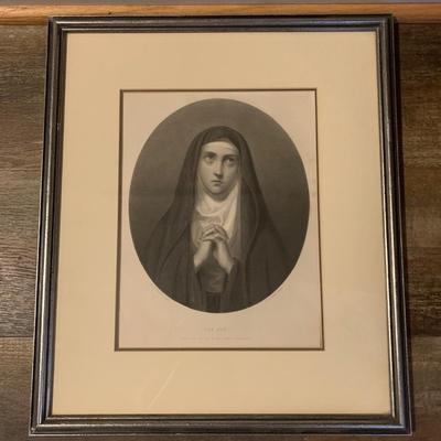 The Nun and the Monk Framed Prints (MB-KW)