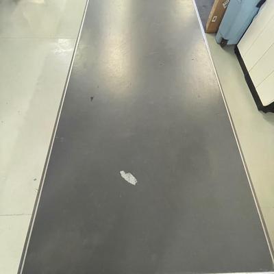 Rolling Long Work Table with nice top - 15'3 L x 24" W x 40"T