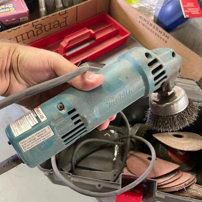 Makita Grinder with Case & Accessories