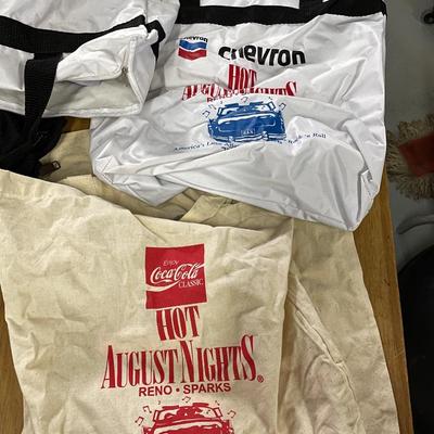 Box of Promotional Items - Hats, Mugs, Golf Balls