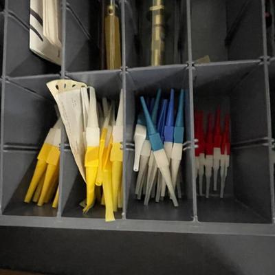 Red Metal Case with Astro Insertion Tools & Components