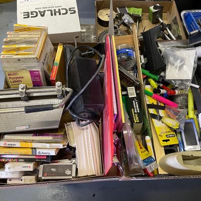 2 Boxes of Misc. Office Supplies