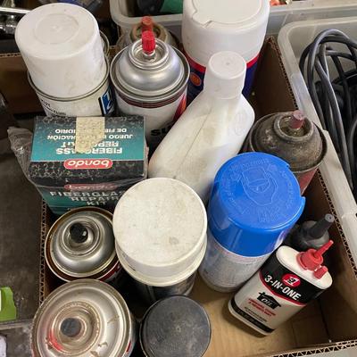 Lot of Misc. Cleaners & Oils
