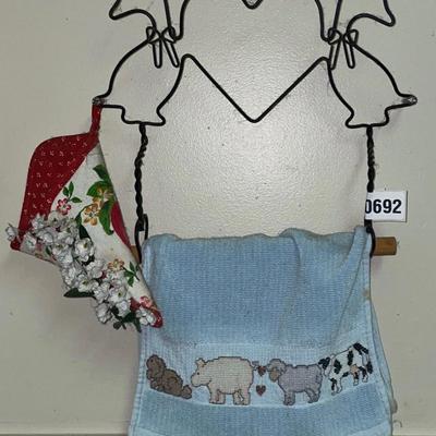 Hand towel Holder Decor