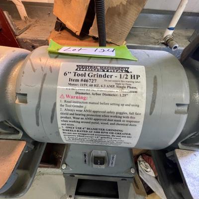 Central Machinery 6" Tool/Bench Grinder on stand