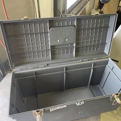 Gray Plastic Contico Tool Box