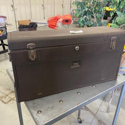 Kennedy Metal Tool Box Empty