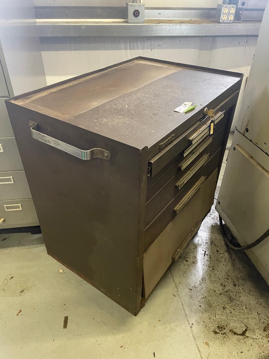 Sold at Auction: Vintage 18 Drawer Kennedy Rolling Tool Box
