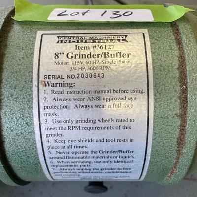 Central Machinery 8" Grinder Buffer