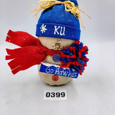 KU Little Snowman Decor