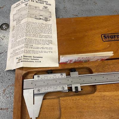 Starrett Measuring Caliper #123 in Box