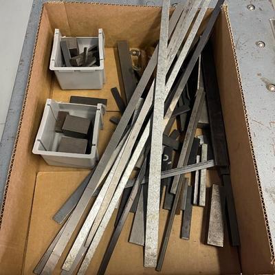Lot of Misc. Metal Pieces - Steel Block / Steel Bar Stock/Strip
